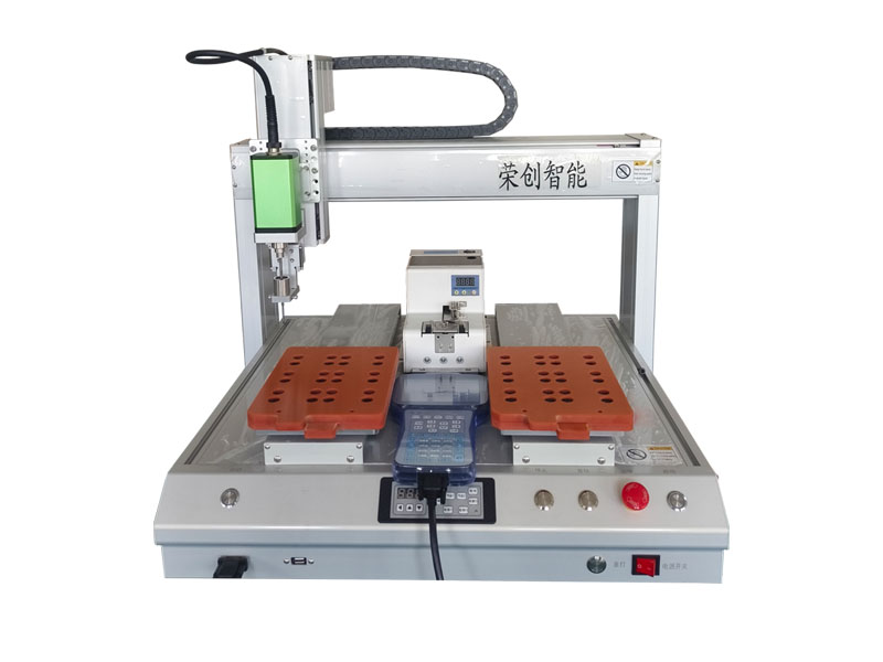 Single head dual station screw machine